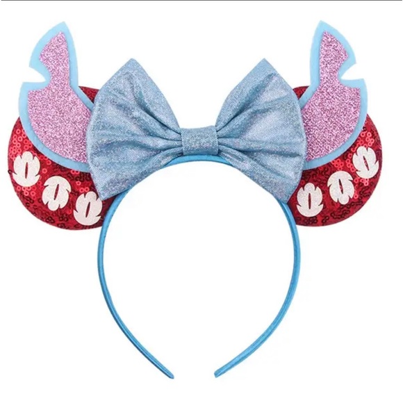 Accessories - Lilo & Stitch Minnie Mickey Mouse Ear Headband with Bow NEW